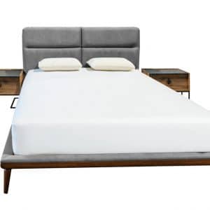 מיטה מרופדת דגם טקסס בעיצוב מודרני מינימליסט איטלקי